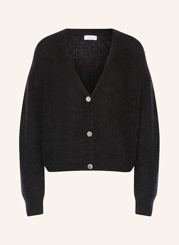 darling harbour Strickjacke mit Mohair SCHWARZ