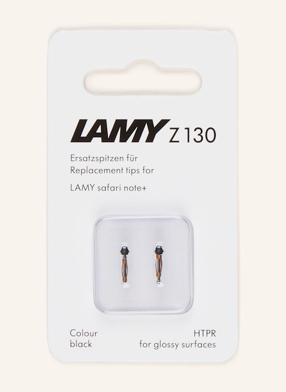 LAMY 2er-Set Ersatzspitzen Z130 für Schreibgerät SAFARI NOTE+ SCHWARZ/ SILBER