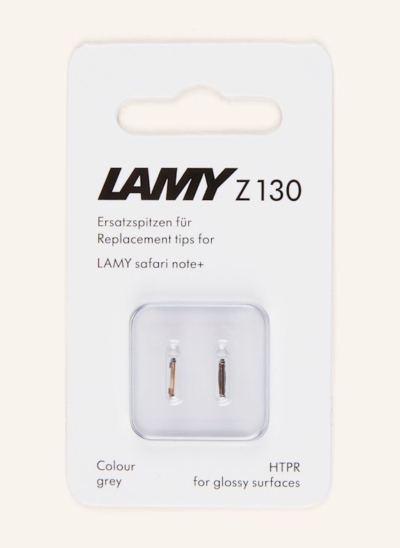 LAMY 2er-Set Ersatzspitzen Z130 für Schreibgerät SAFARI NOTE+ WEISS/ SILBER