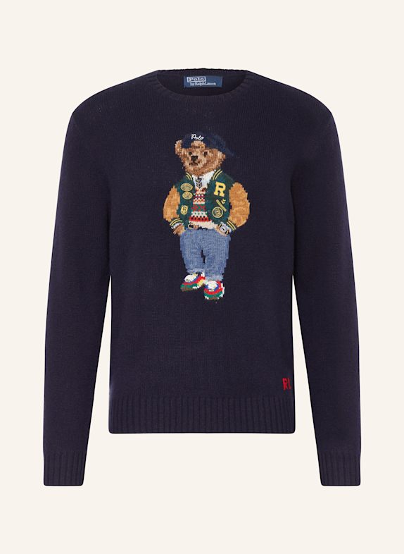 POLO RALPH LAUREN Sweater DARK BLUE/ BROWN/ DARK GREEN