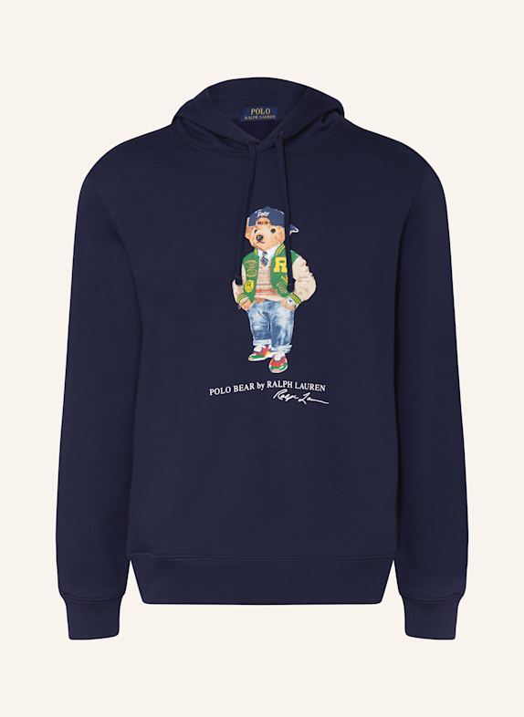 Mattr Foliage Polo Hoodie DARK BLUE