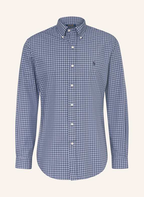 POLO RALPH LAUREN Hemd Custom Fit BLAU/ HELLBLAU