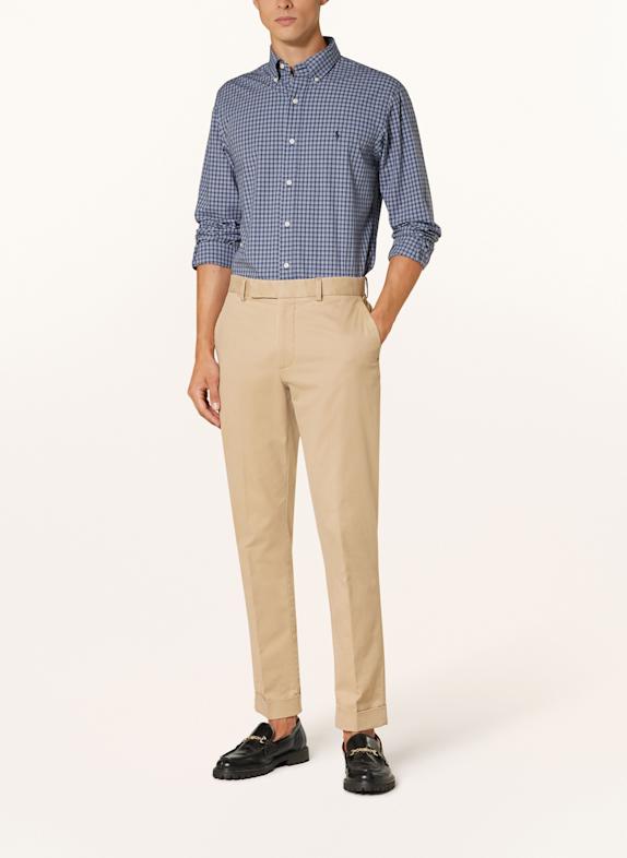 POLO RALPH LAUREN Overhemd Custom Fit BLAUW / LICHTBLAUW