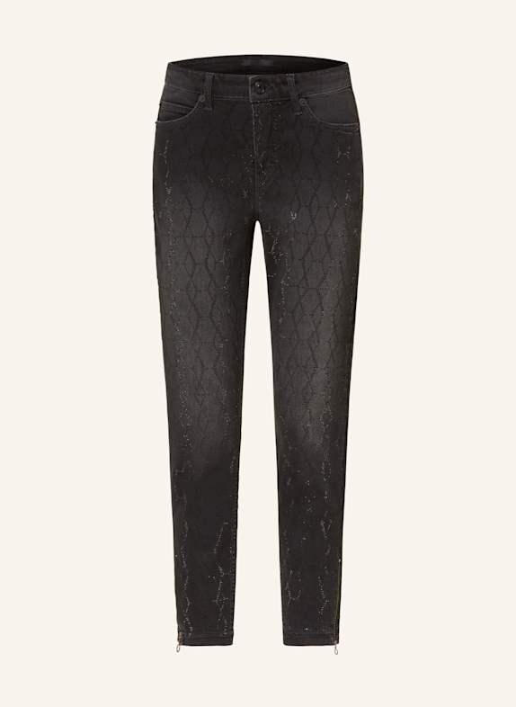 MAC Jeans SKINNY CHIC mit Schmucksteinbesatz D976 dark night wash