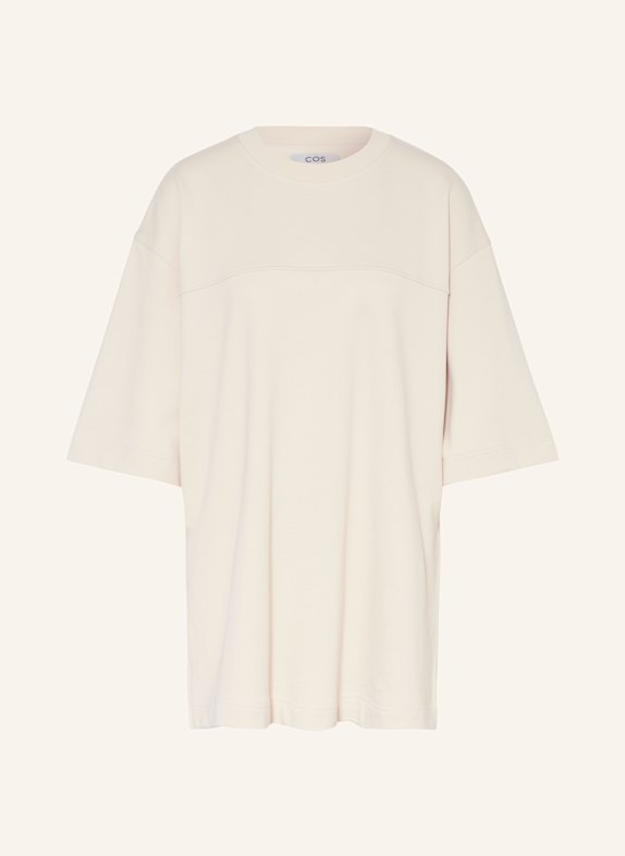 COS Oversized sweatshirt with 3/4 sleeve CREAM