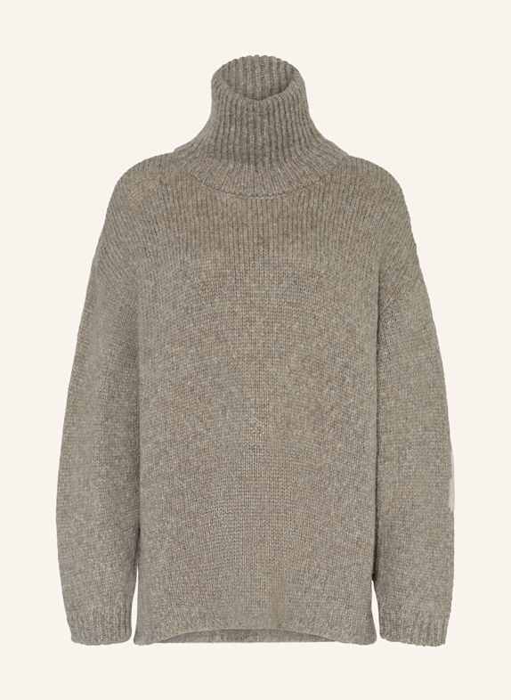 ELIAS RUMELIS Rollkragenpullover ERILKA mit Alpaka GRAU/ ECRU