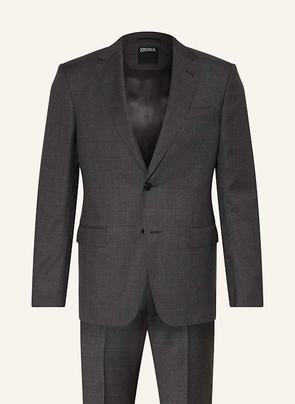 ZEGNA Anzug Extra Slim Fit DUNKELGRAU/ GRAU