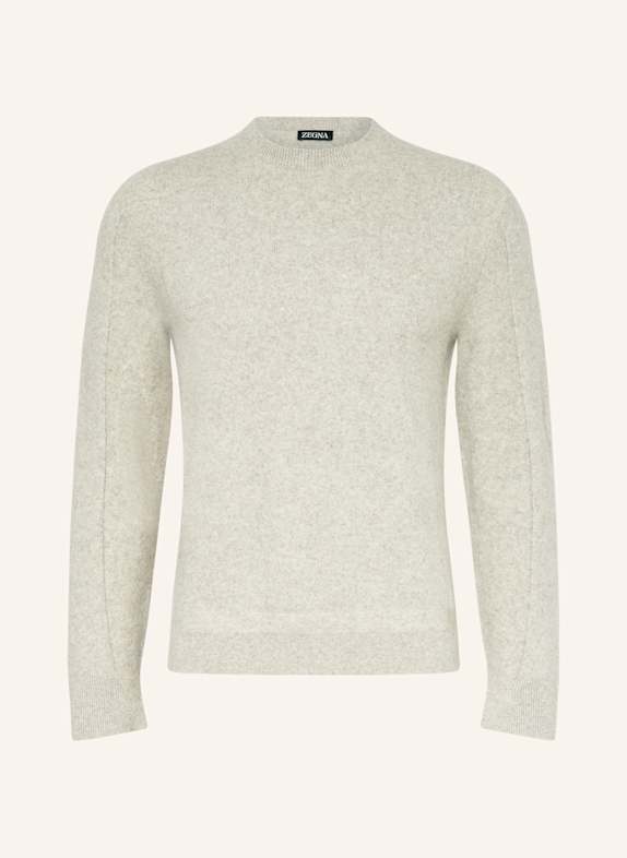 ZEGNA Pullover mit Cashmere HELLGRAU