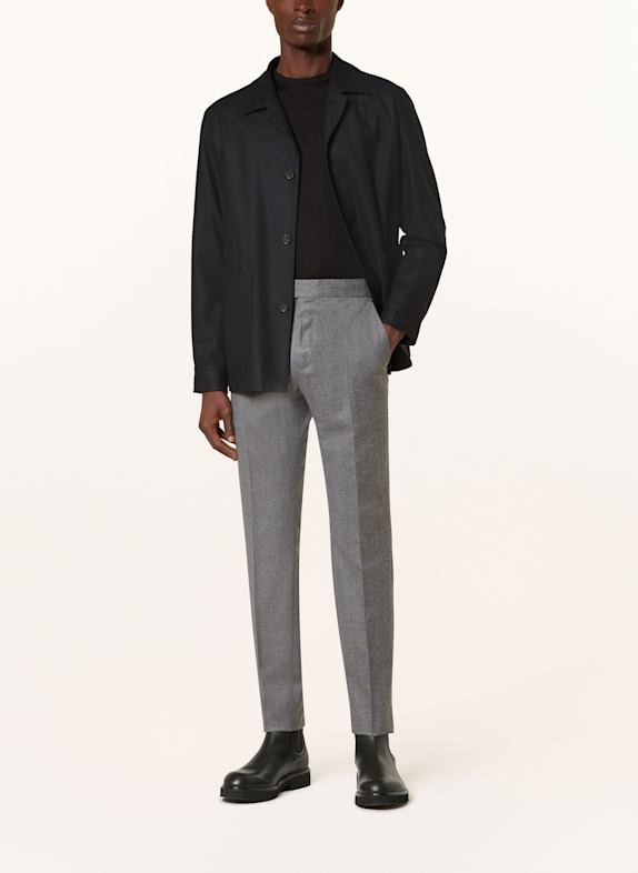 ZEGNA Flanellen broek Extra Slim Fit GRIJS