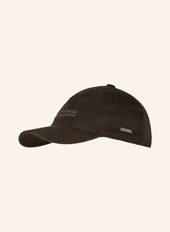 ZEGNA Cashmere cap OASI DARK BROWN