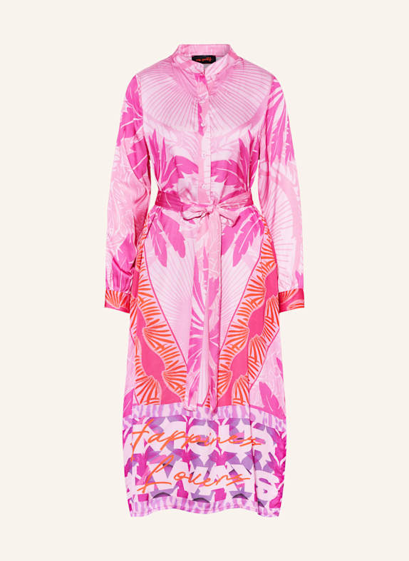 miss goodlife Satinkleid HELLROSA/ PINK/ ORANGE