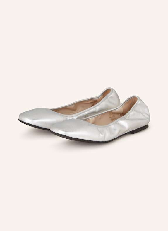 MRS & HUGS Ballet flats SILVER