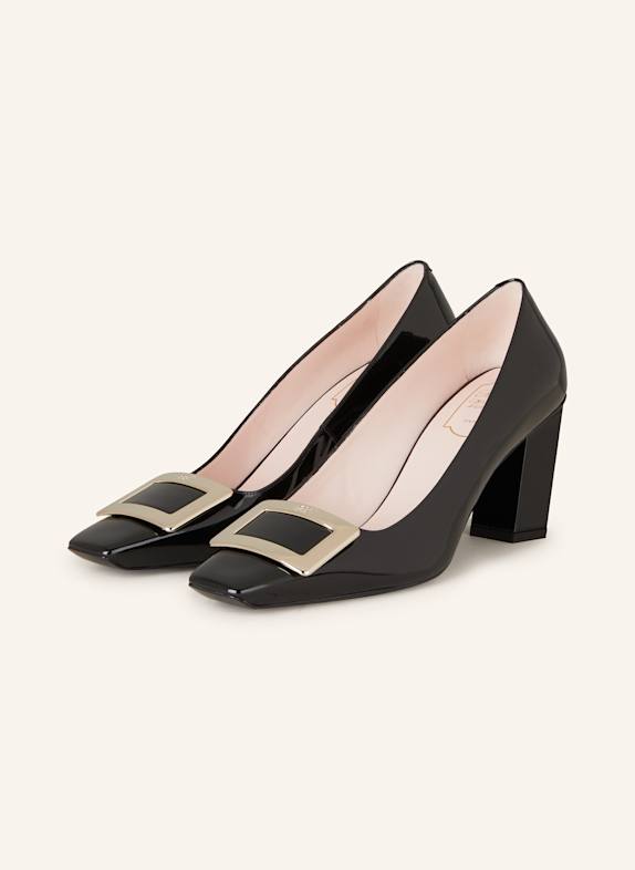 Roger Vivier Lack-Pumps BELLE VIVIER SCHWARZ