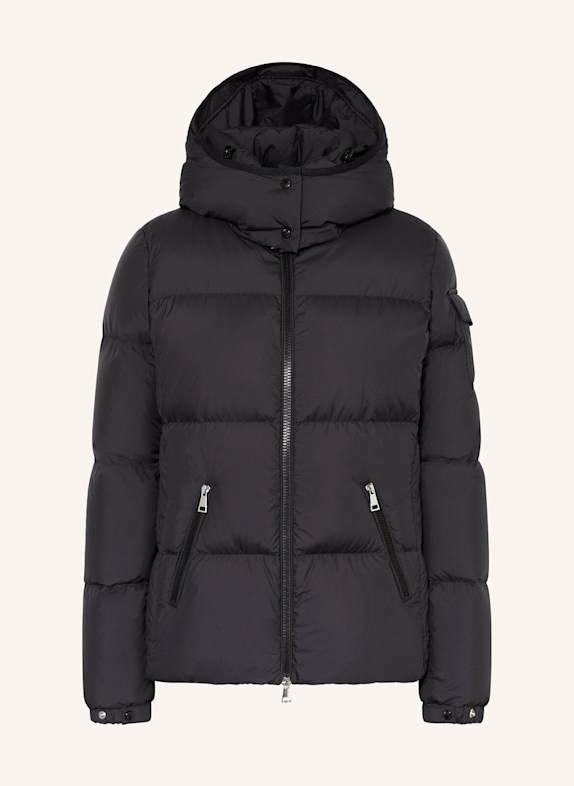 MONCLER Down jacket FOURMINES with detachable hood BLACK