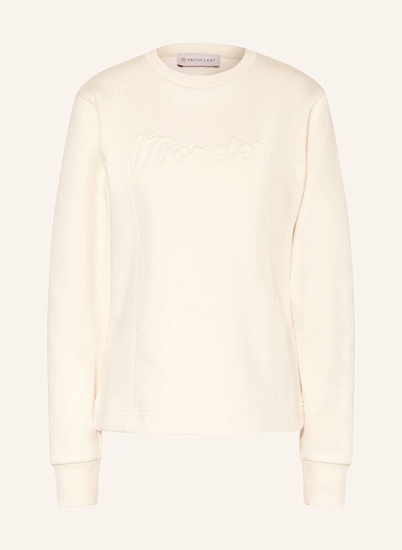 MONCLER Bluza nierozpinana KREMOWY