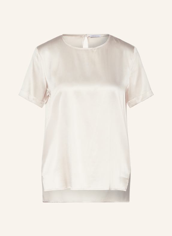 MRS & HUGS Blusenshirt aus Seide BEIGE