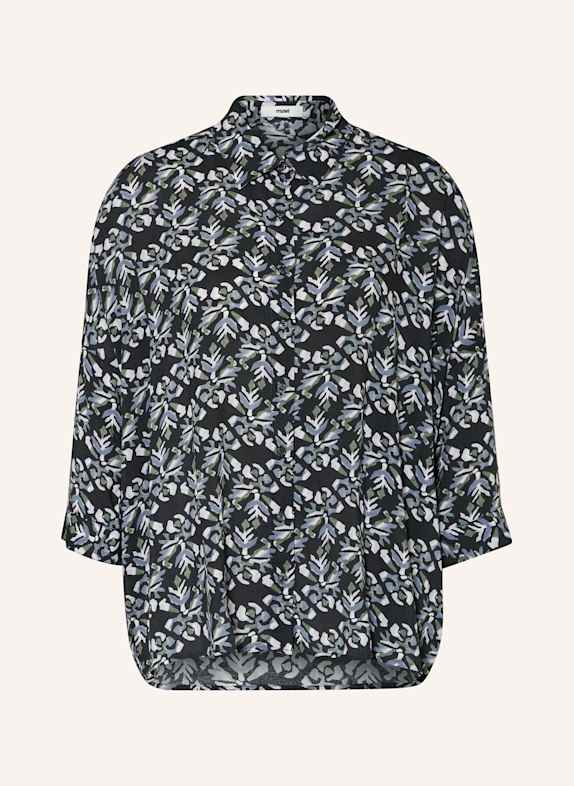 mavi Palm Angels T-Shirts BLACK/ DARK GREEN/ BLUE GRAY