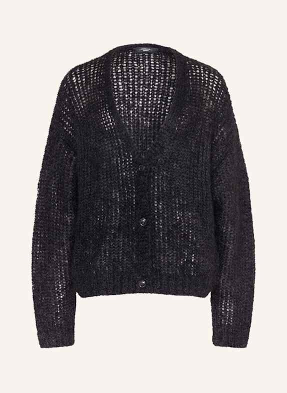 WEEKEND Max Mara Strickjacke PONTIAC aus Mohair SCHWARZ