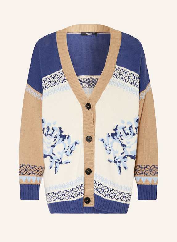 WEEKEND Max Mara Strickjacke HENRY DUNKELBLAU/ HELLBLAU/ ECRU