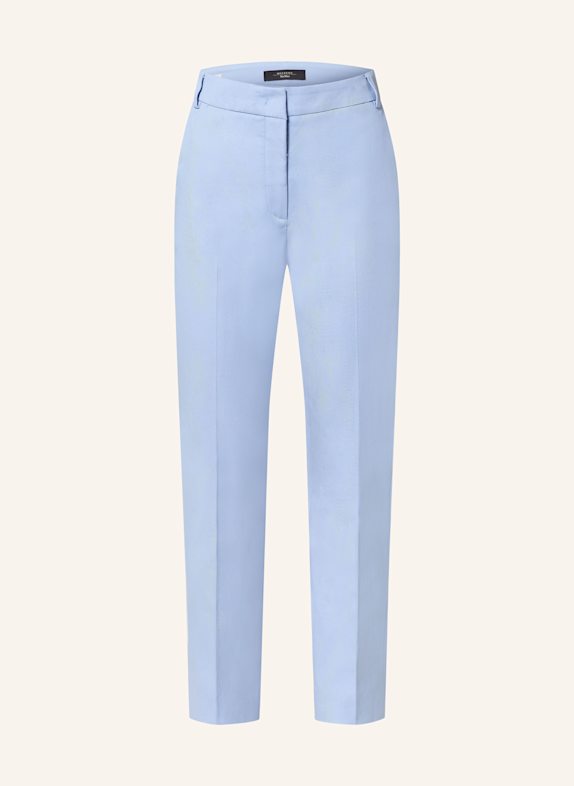 WEEKEND Max Mara Kalhoty VITE TMAVĚ MODRÁ