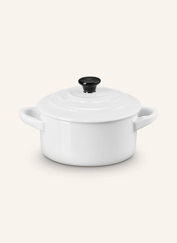 LE CREUSET Mini-cocotte WHITE