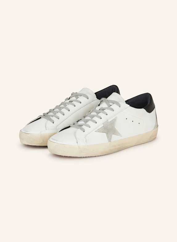 GOLDEN GOOSE Sneaker SUPER-STAR CLASSIC WEISS/ SCHWARZ/ GRAU