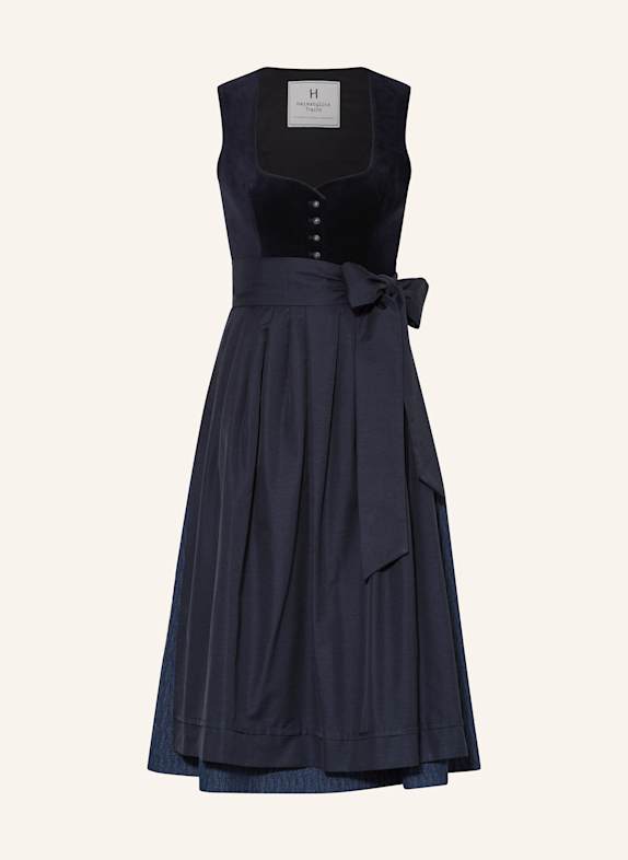 Heimatglück Tracht Dirndl MARITA DARK BLUE/ BLUE