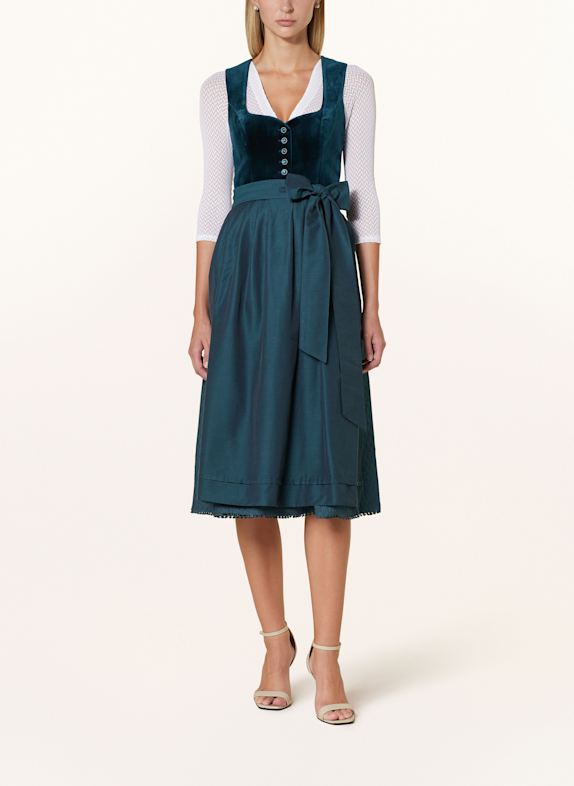Heimatglück Tracht Dirndl PHILLIPA PETROL