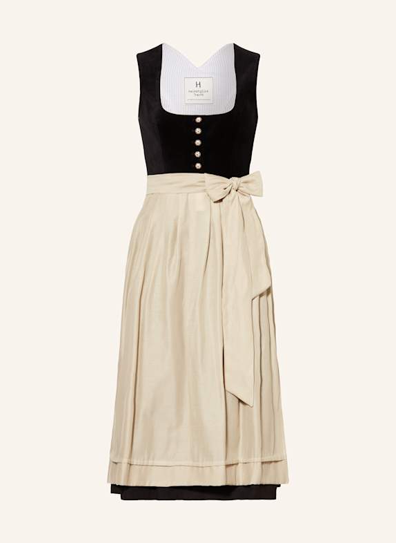 Heimatglück Tracht Dirndl SELMA BLACK/ BEIGE