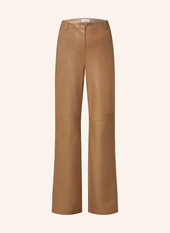 Marc O'Polo Lederhose BRAUN