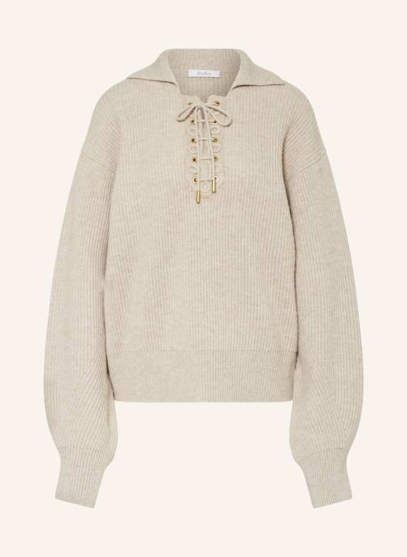 Max Mara Pullover ECCELSO mit Cashmere TAUPE