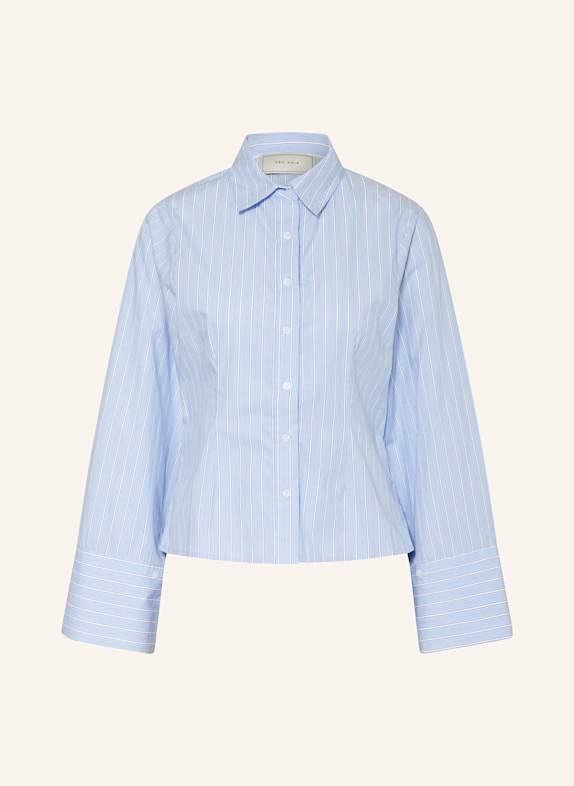 NEO NOIR Shirt blouse ROSA LIGHT BLUE/ WHITE/ BLUE