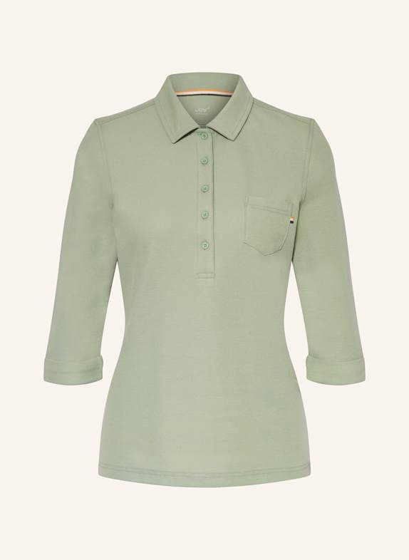 JOY sportswear Koszulka polo z piki GISELE z rękawami 3/4 JASNOZIELONY