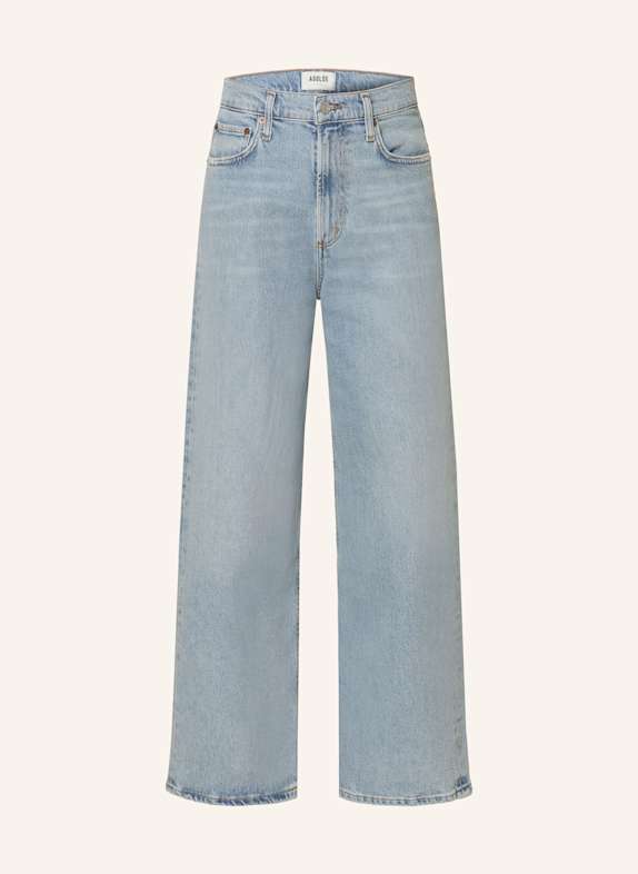 AGOLDE Straight Jeans REN grov groove (med vint ind w/ damage