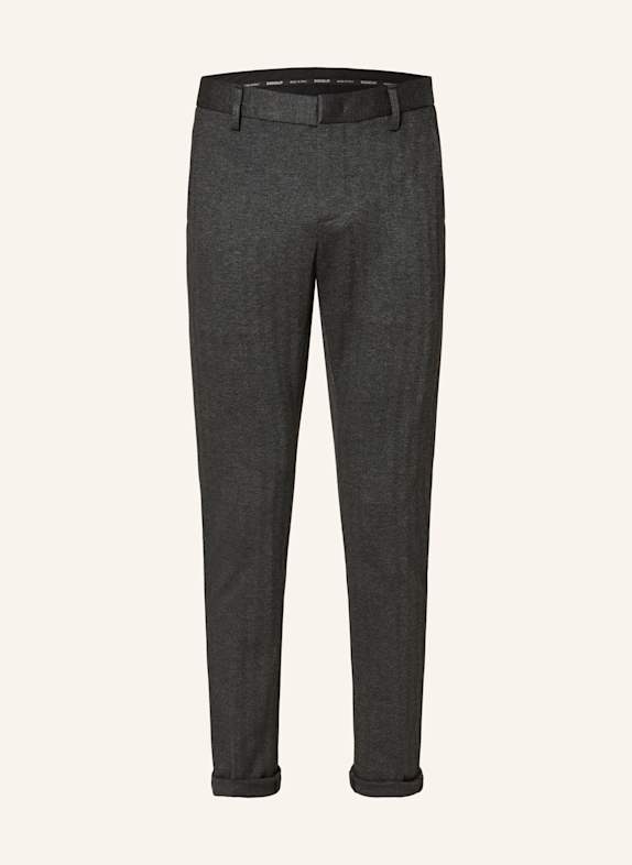 Dondup Chinos slim fit BLACK/ DARK GRAY