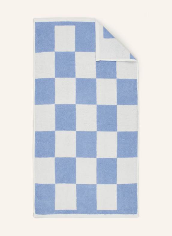 HAY Handtuch CHECK HELLBLAU/ WEISS