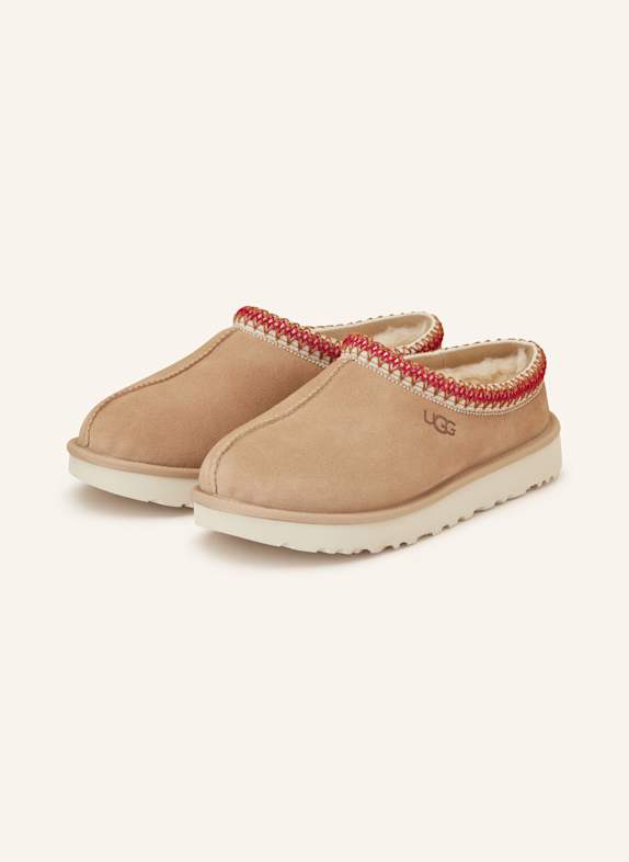 UGG Slides TASMAN BEIGE/ RED