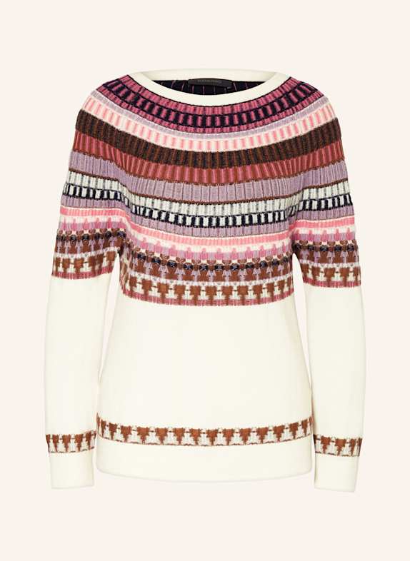 ELENA MIRO Pullover PINK/ LILA/ CREME