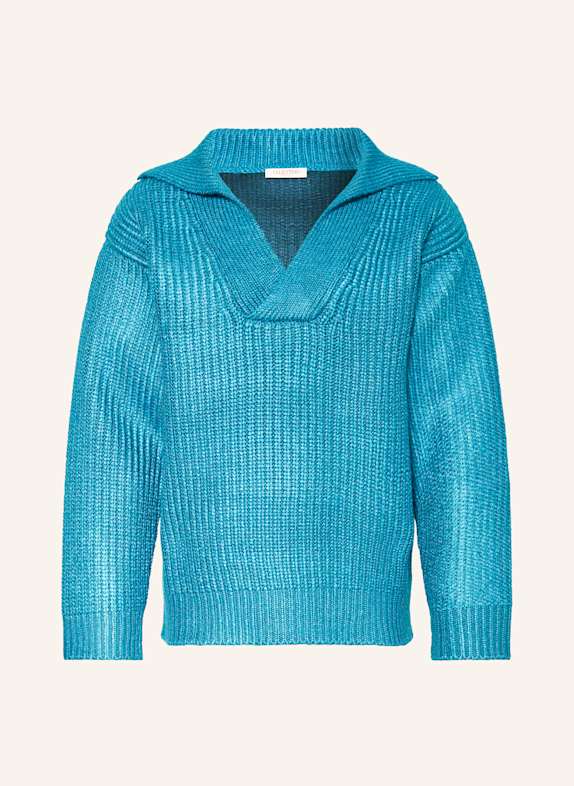 VALENTINO Pullover aus Seide PETROL