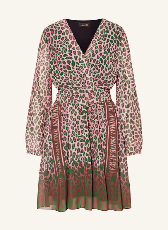 miss goodlife Kleid BRAUN/ ROSA/ GRÜN