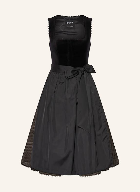 BOSS Dirndl VELVET BLACK/ BROWN