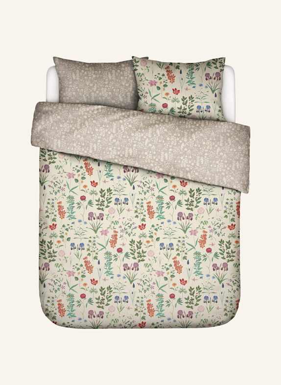 ESSENZA Bettwäsche MARIGOLD zum Wenden CREME/ GRÜN/ ROSA