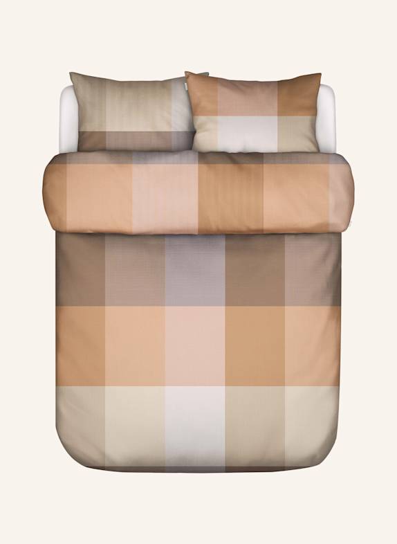 Marc O'Polo Bettwäsche ERLIV HELLORANGE/ BRAUN/ BEIGE
