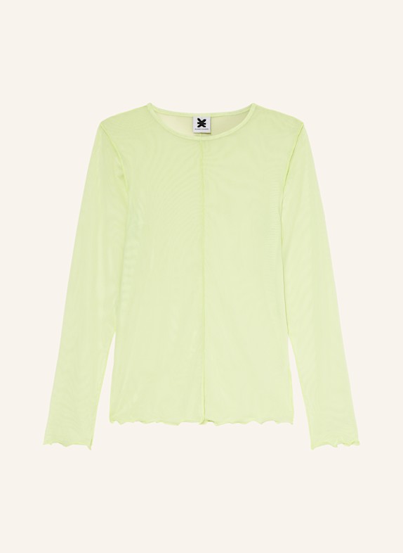 Langärmeliges Jersey-Top - Weiß - Damen