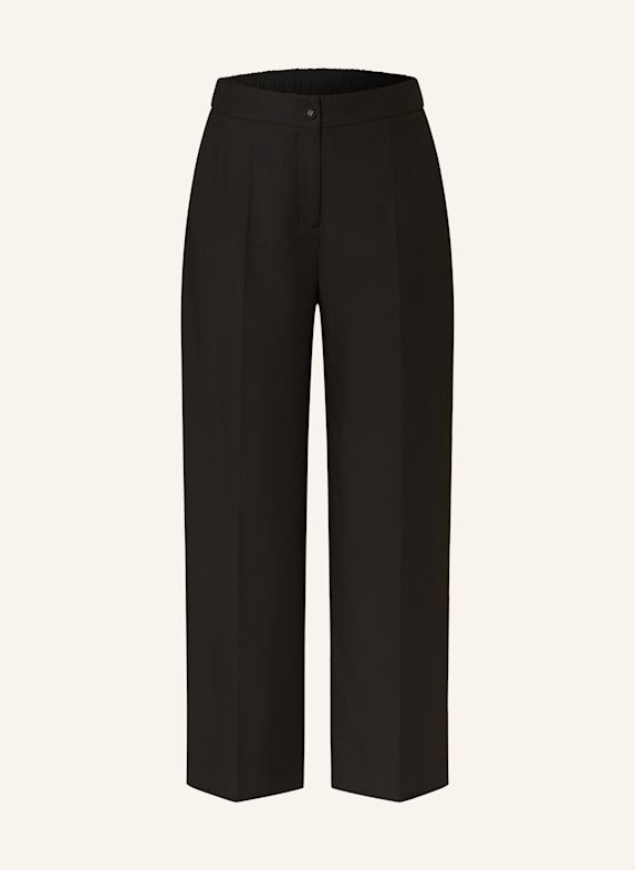 KARO KAUER Wide leg trousers BLACK