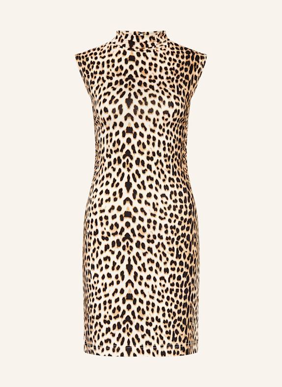 OH APRIL Sheath dress AVERY BLACK/ COGNAC/ CREAM