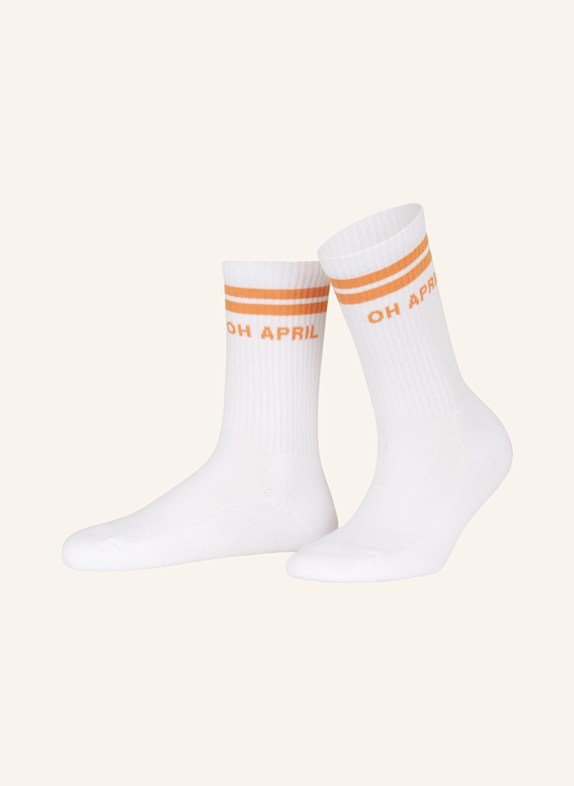OH APRIL Socken STEFFI White/Peach White/Peach