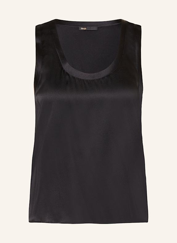 maje Seidentop SCHWARZ