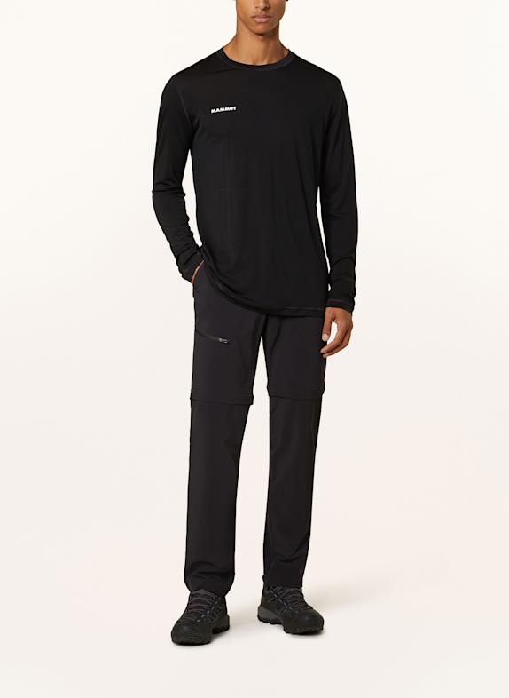 MAMMUT Longsleeve TREE WOOL FL ZWART