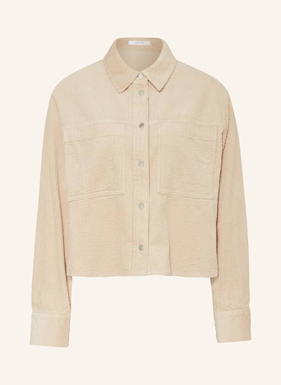 OPUS Mauna Kea hawaiin hula shirt BEIGE